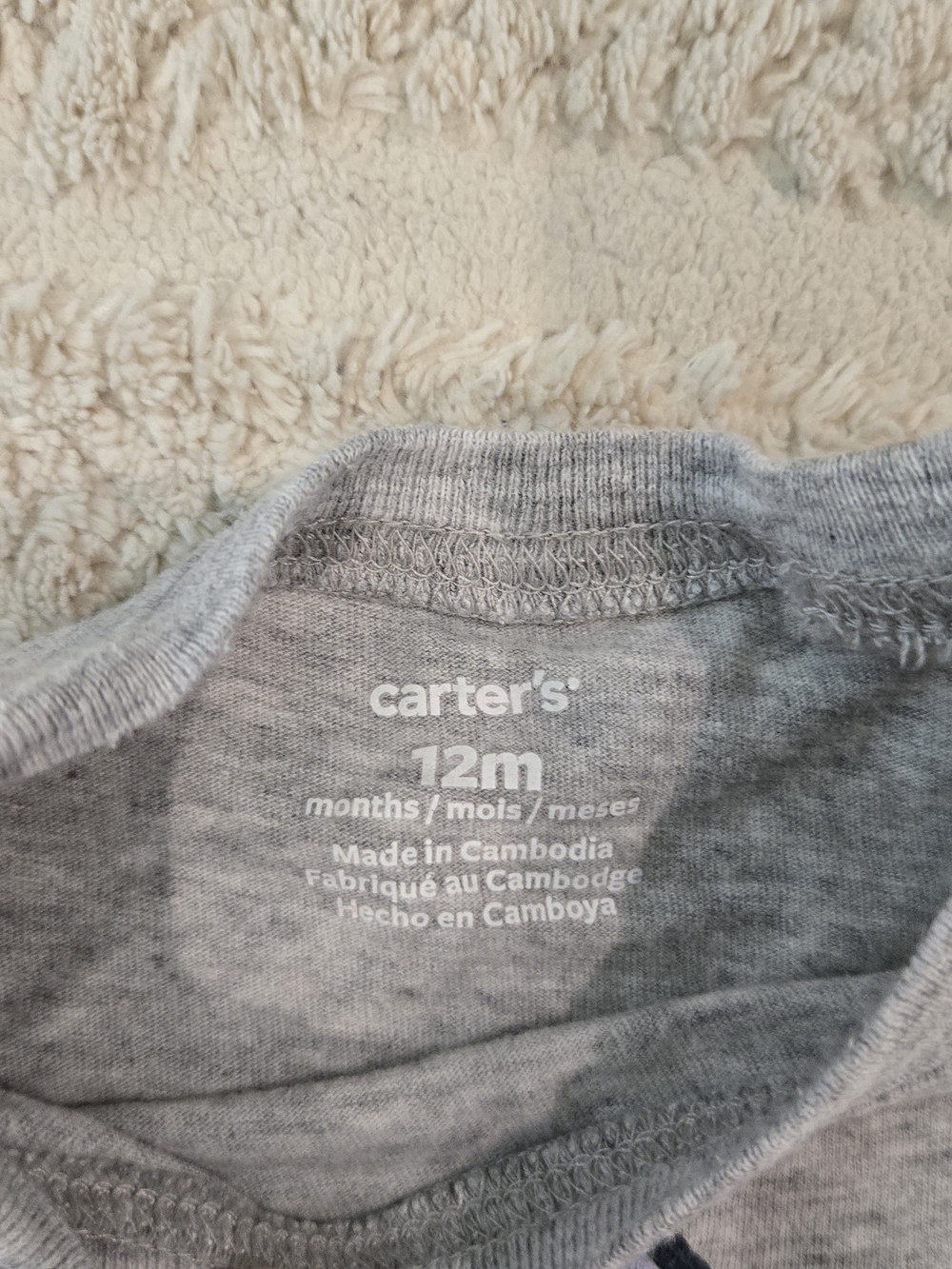 Cat & Jack, Carter's - Bundle Of 3 Baby Graphic Tees 12m - Picture 5 of 7